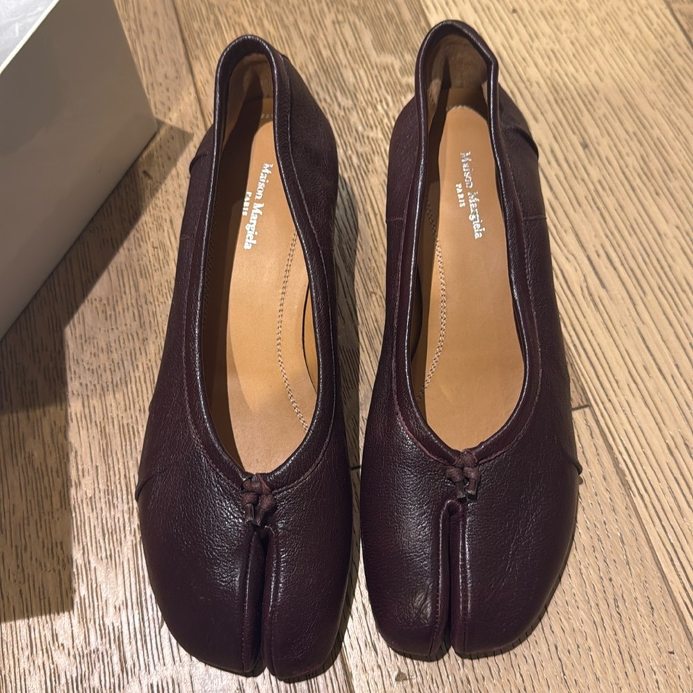 Maison margiela brand new heeled tabi size 36.5
